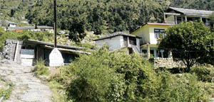 A panaromic view of Dharamkot village