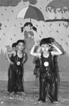 Tiny tots of Kidzee School present an item on the occasion of their annual day at Ambala Cantt