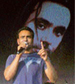 Babbu Mann performs at DAV College, Sector 10, in Chandigarh