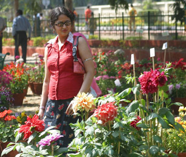 The Vajra Corps, in association with station headquarters and the Cantonment Board, organised the annual garden and flower show at Jawahar Garden, Jalandhar Cantonment, on Sunday.