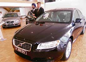 Luxury cars like Volvo have found many takers in Chandigarh.