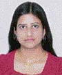 Shruti Kapoor who has stood first in the BHMS (4th prof.) annual examination conducted by Panjab University in 2007.