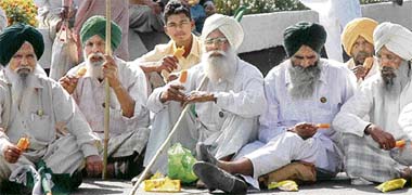 Farmers protest in Chandigarh