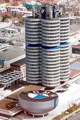 A picture taken on Tuesday shows the headquarters of German luxury car maker BMW in Munich, southern Germany.