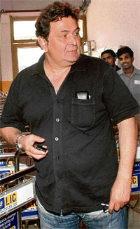 Bollywood star Rishi Kapoor