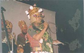 A file photo of the JNU Chaat Sammelan