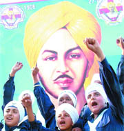The martyrdom day of Shaheed-E-Azam Sardar Bhagat Singh, Sukhdev and Rajguru was celebrated with great fervour in Amritsar.