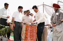 UT finance secretary lays the foundation stone of the bridge in Sec-53, Chandigarh,