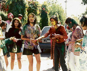 Youngsters seldom take precautions while celebrating festivals... be it Holi or Divali
