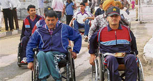 During the recent Congress vs Akali-BJP cricket match at Mohali, the camera mainly focused on politicians. It panned occasionally the physically challenged invitees