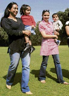You can wear the kurta with trousers or jeans