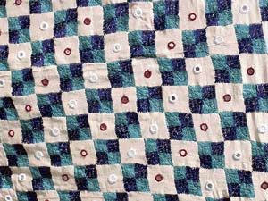 The size of the phulkari stitch determines the quality of the work  the smaller the stitch, finer the embroidery