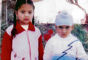 A file photo of Gurinder Singh and his sister Navjeet Kaur. 