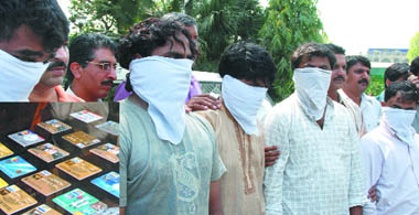 Five persons  arrested for cloning of credits cards in the Capital on Wednesday.