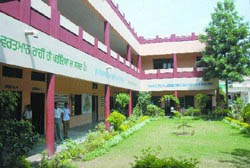 The building of Government Senior Secondary School, Khambran, in Jalandhar