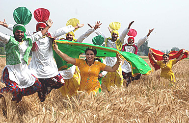 With Baisakhi a day away, The Tribune lensman Pawan Sharma captures the fun and festivities in the air.