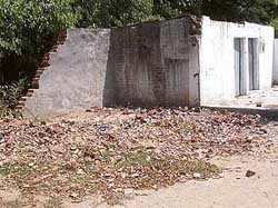 A room that was demolished after a decision to shift the nursery was taken