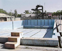 The swimming pool of the municipal corporation at Rakh Bagh in Ludhiana.