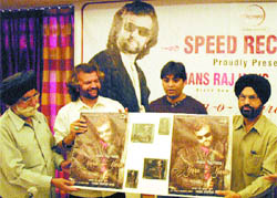 Hans Raj Hans new album being released in Jalandhar on Wednesday. Photo: S.S. Chopra