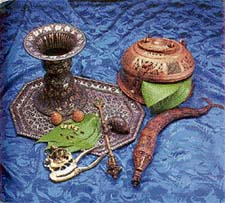 At one time the paandaan used to be a status symbol for the nawabs and begums in Hyderabad and Lucknow