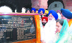 SGPC chief Avtar Singh Makkar inaugurates kar seva of historical Ramgarhia Bungas in the Golden Temple