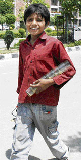 Even as state agencies boast that strict measures have been taken to stop child labour, Tribune lensman Ravi Kumar captures a boy providing tea to employees on the premises of the Karnal mini-secretariat on Thursday.