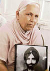 Nirmal Kaur, wife of subedar Assa Singh, an Indian prisoner of war, during the press conference by the Association of Families of the Indian PoWs in Pakistan, in Jammu