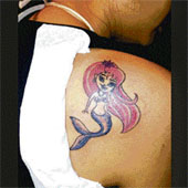 Earlier youngsters used to go for traditional designs or abstract art. But now the craze is for expressionist tattoos