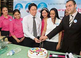 Kenneth Lim, area director, Singapore Tourism Board, Aditi Srivastava, CEO of Flying Cats, and Donahue Cortes, group director of ASCG, at the Chandigarh Press Club