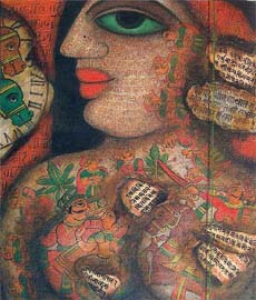 An artwork by Rameshwar Singh