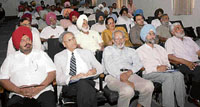 Delegates attend a seminar on prospects and problems of citrus in Punjab at Punjab Agricultural University in Ludhiana on Monday.