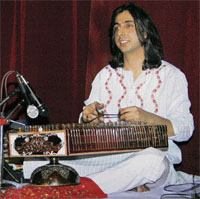 Abhay Rustom Sopori performing at Auckland House School. 