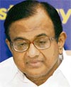 Finance minister P. Chidambaram addresses a meeting with CEOs of public sector banks in New Delhi