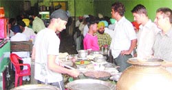 Gagan Dhaba, located on the Amritsar-Attari road, bustles with activity