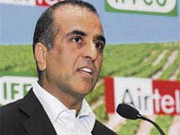 Bharti Airtel CMD Sunil Bharti Mittal at a press conference in New Delhi