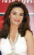 Raageshwari at the launch of signature line jewellery at a store in Ludhiana on Sunday.