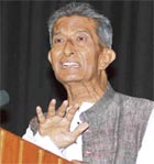 Dr Ashok Mitra, noted economist and former finance minister of West Bengal