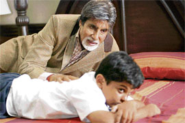 Amitabh Bachchan and Aman Siddiqui in Bhootnath