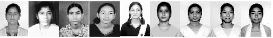 From left: Nancy Sharma, Neha Jaswal, Nisha Devi, Saroj Lata, Neveditta, Ruchi Chawla, Renu Varsha Devi, Bharti Thapa