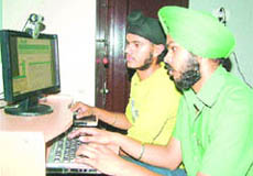 Jasdeep Singh and Manpreet Singh, students of Guru Amar Dass Public School, have developed a website to fight hacking.