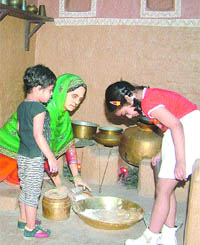 Young kids get the taste of Punjabi culture at Rangla Punjab in Jalandhar.