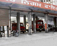 A view of Bathinda fire station.