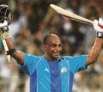 With Sanath Jayasuriya in devastating form and others also chipping in, Mumbai Indians look unstoppable at the moment. They take on Deccan Chargers in the IPL T20 matches at Hyderabad on Sunday.