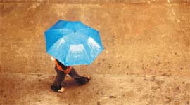 Residents got a sigh of relief as the weather became cool and pleasant after spells of showers
