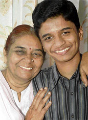 Ishant Sood, Panchkula topper, with 95.4 pc.