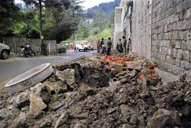 Frequent digging of roads is a cause of inconvenience for the residents of new Shimla.