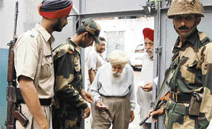 In Amritsar (South), paramilitary and police presence was pre-dominant.