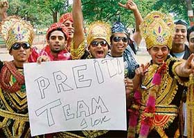 Cricket fans from Phagwara in Mohali to watch a cricket match at the PCA stadium