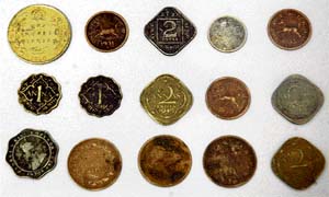 Scrap dealers and jewellery shops are usually the best places to find old coins