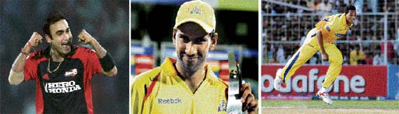 Delhi Daredevils Amit Mishra and Chennai Super Kings Lakshmipathy Balaji and Makhaya Ntini are the only bowlers to have picked up hat-tricks in the IPL T20 so far paving the way for their respective teams victory